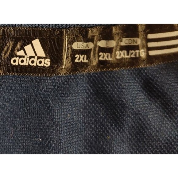 Vintage Michigan Wolverines Jersey Men's 2XL Blue #4 Adidas Jim Harbaugh - Picture 8 of 13